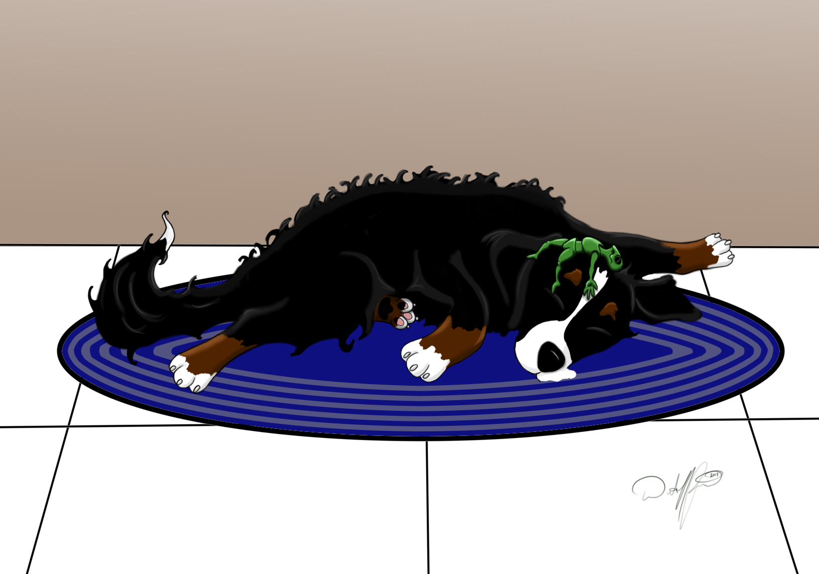 Packet Alien and Schultz Sleeping